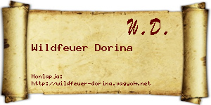 Wildfeuer Dorina névjegykártya